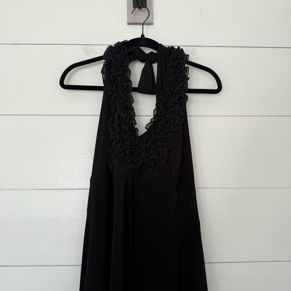 Onyx Nite Women’s 22W Black Halter Y2K 2000s Dress New